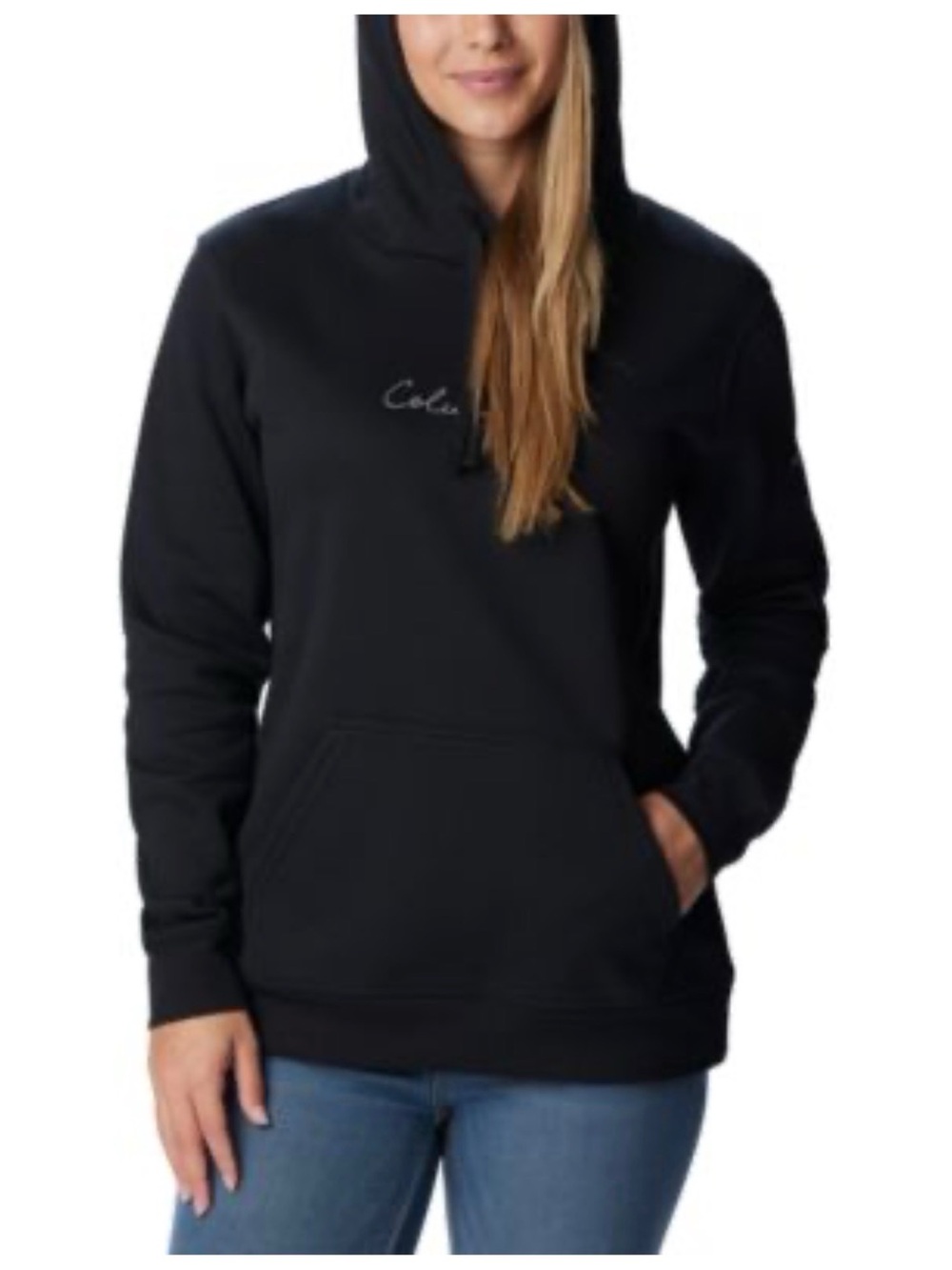 Columbia Women's Black Pullover Hoodie Sweatshirt size small